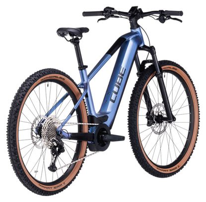 VTT Électrique Semi-Rigide Cube Reaction Hybrid Race 625 Shimano Deore/XT 12V 625 Wh 29'' Bleu Violet Switch