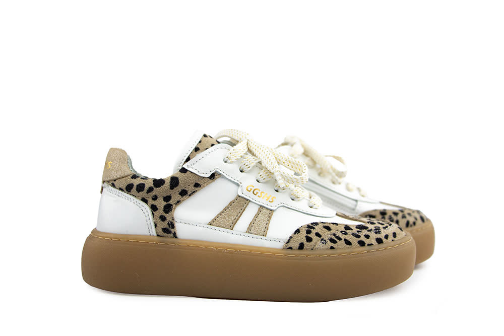 Giga Sneaker Leopard White Beyaz