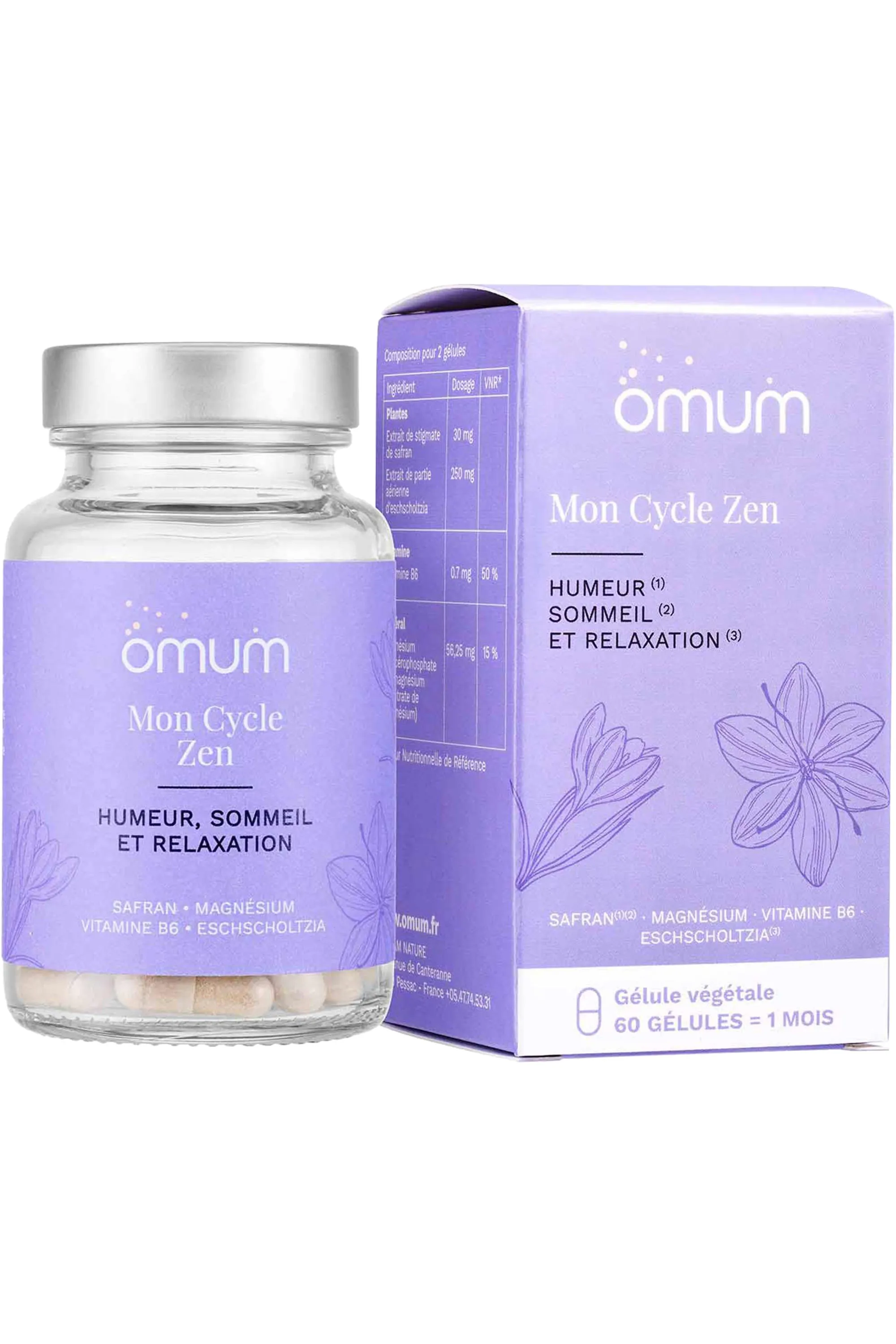 Omum Complément alimentaire Mon Cycle zen-26 g
