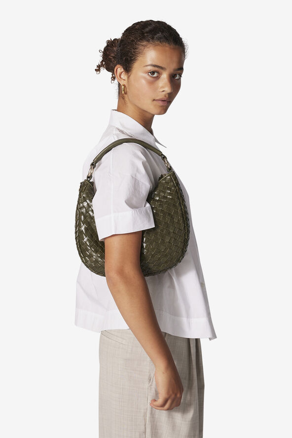 ADAX Salerno shoulder bag Marlin Olive