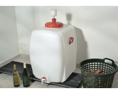 Comfort 150L drankvat inclusief deksel, dop, gistingsslot en kraan
