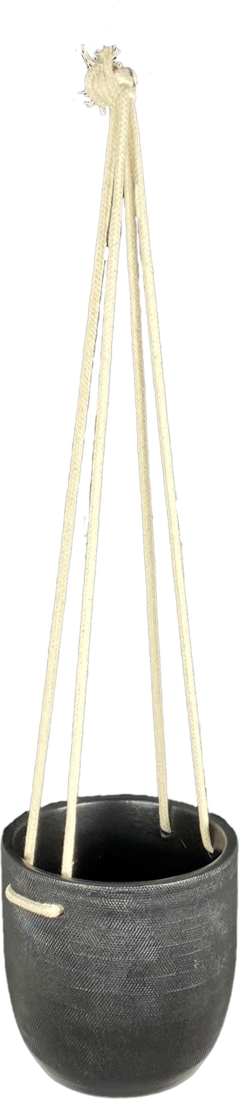 HS hangpot Nevada zwart D 13 H 12,5 cm