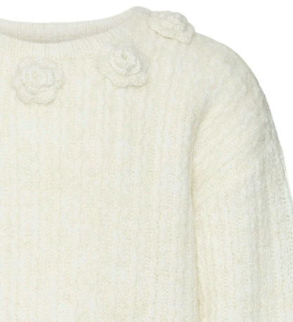 Vero Moda Girl Bluse - Strick - VmAletta - Birch/W. Melange