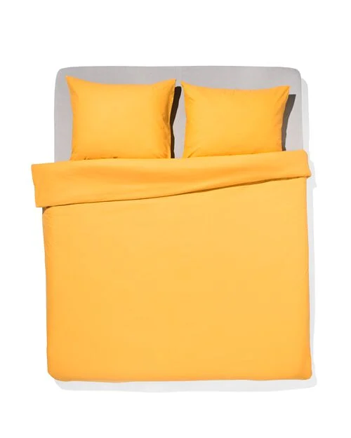 housse de couette coton doux 200 x 200/220 or