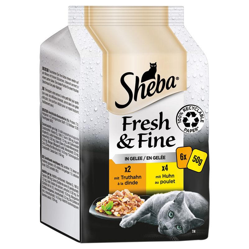 Sheba Délices du jour / Fresh & Fine 6 x 50 g