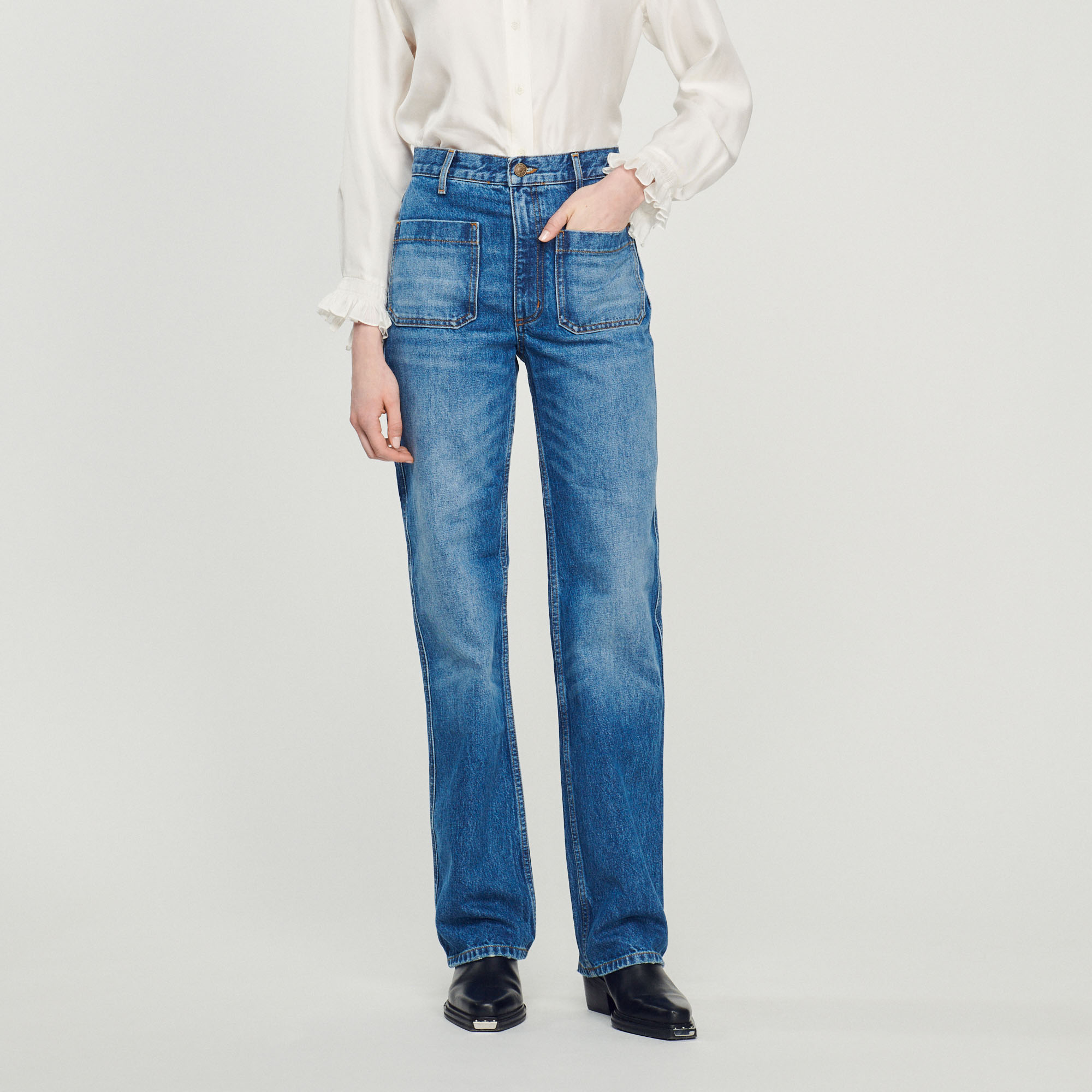 Jean flare delave