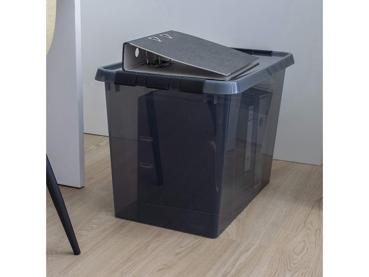 Sunware comfort line set van 3 72l opbergbox - grijs