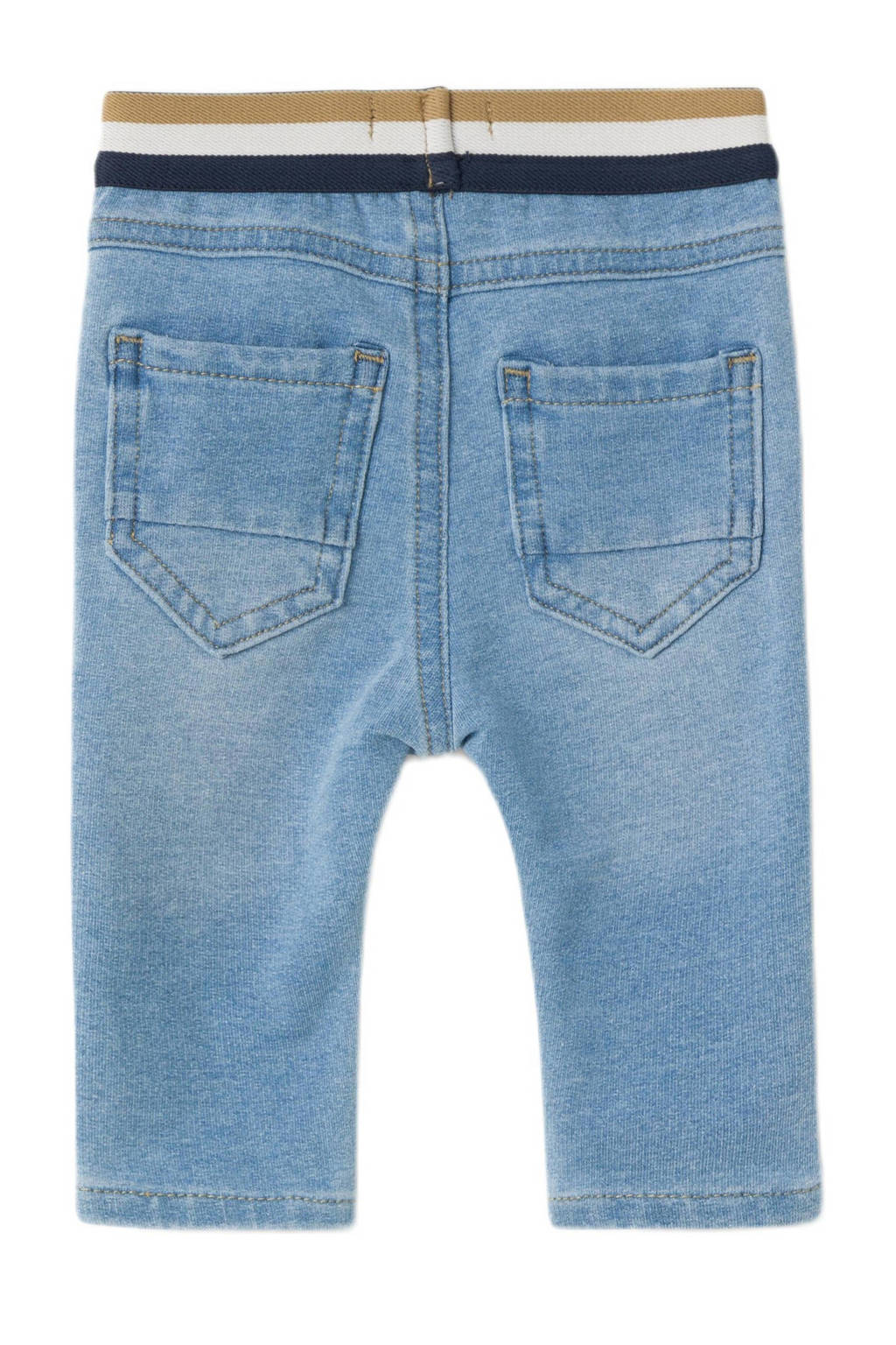 NAME IT baby skinny broek NBMSILAS light blue denim