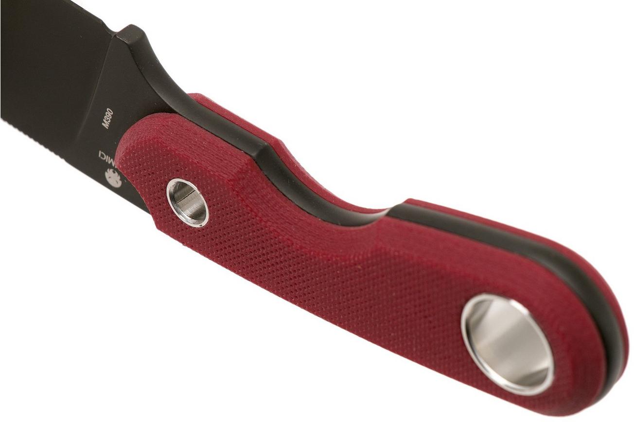 Viper Berus 2 VT4014DGR M390 PVD Black, Red G10 vaststaand mes, Rumici design
