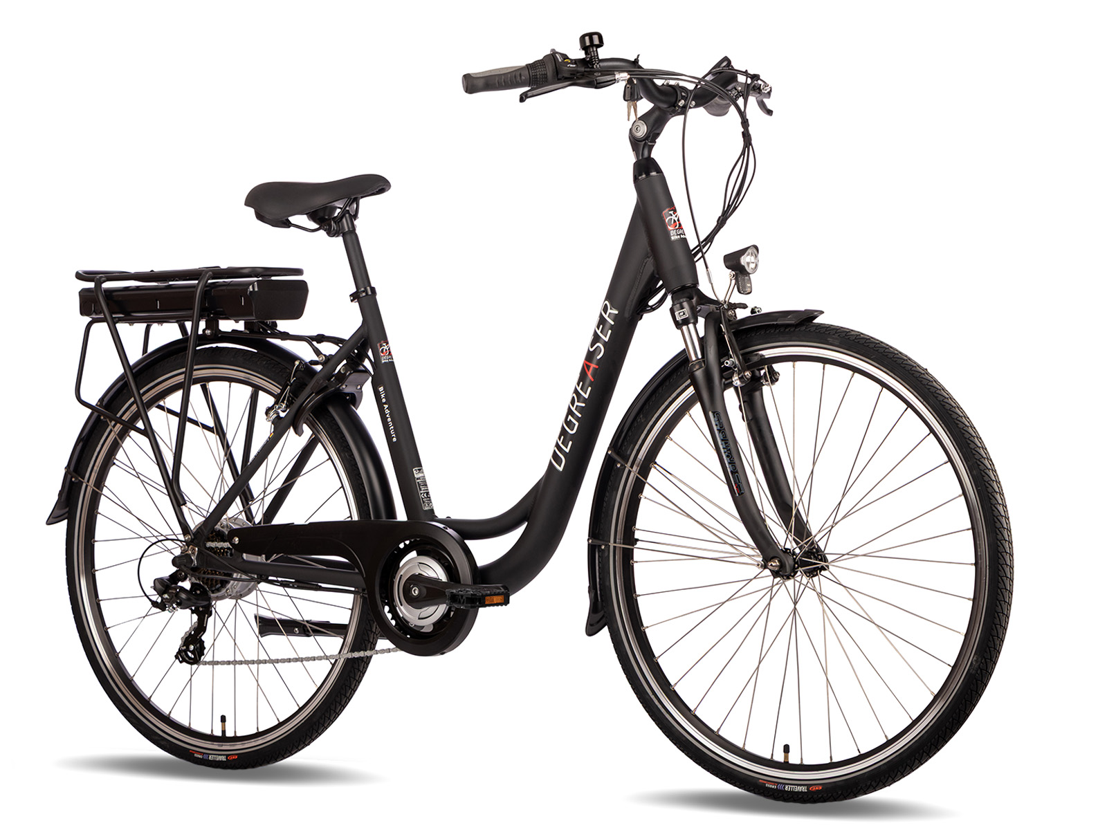 Degreaser 50 cm 10.4 Ah 7sp dames ebike - Black