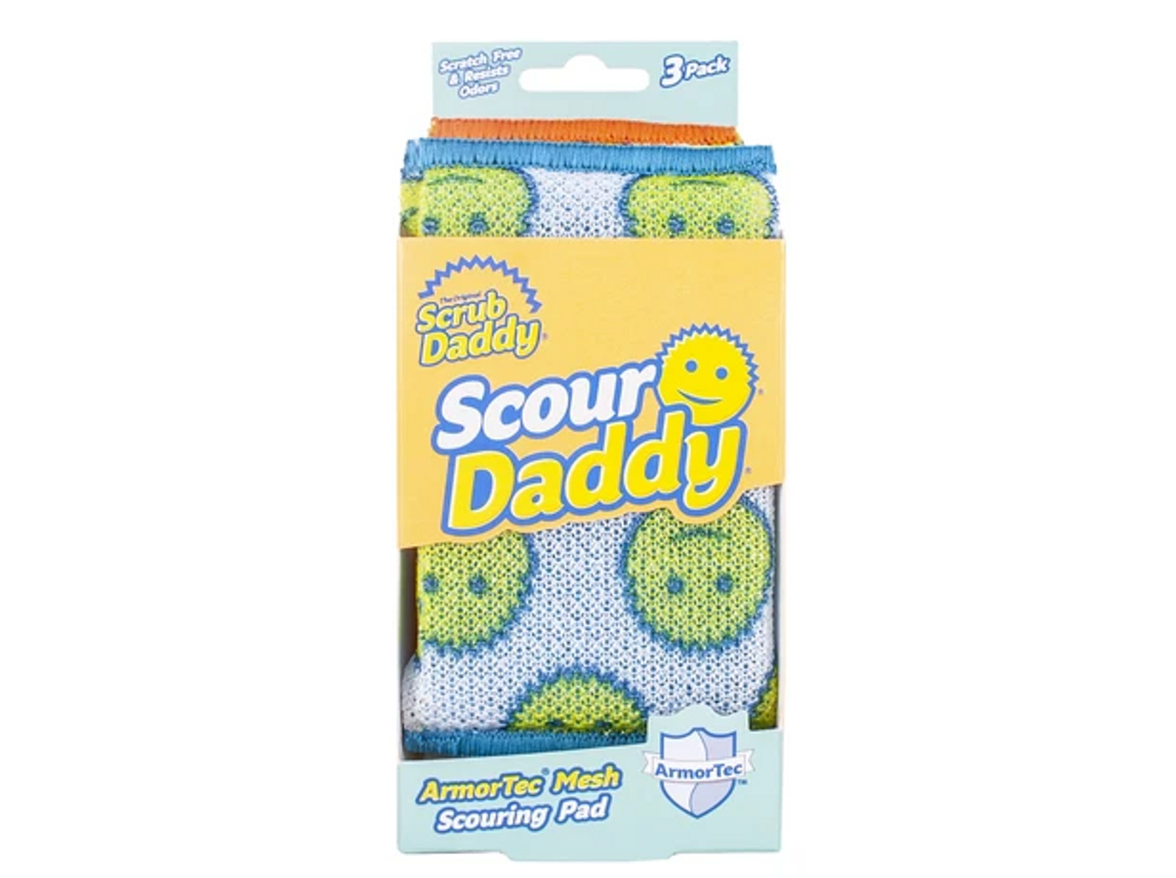 ESFREGÃO MULTIUSOS SCRUB DADDY SCOUR 3UN