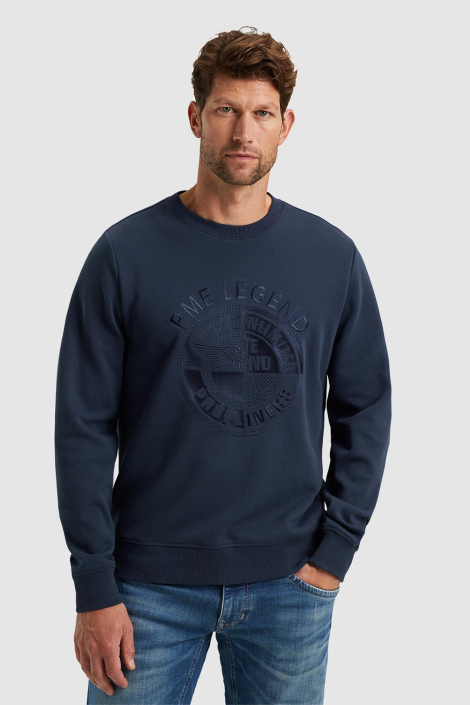 PME legend blauwe heren sweater