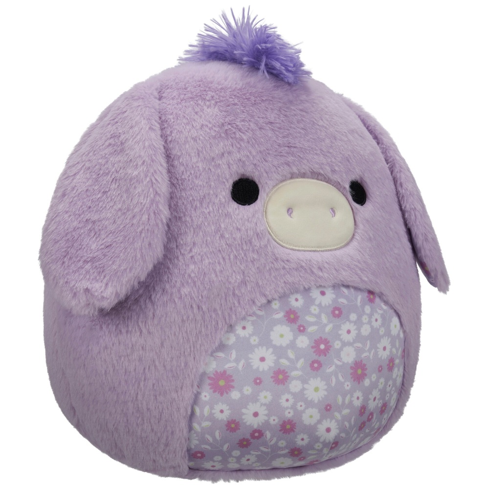 Original Squishmallows 30cm Fuzz-A-Mallows Delzi der lila Esel Plüschtier
