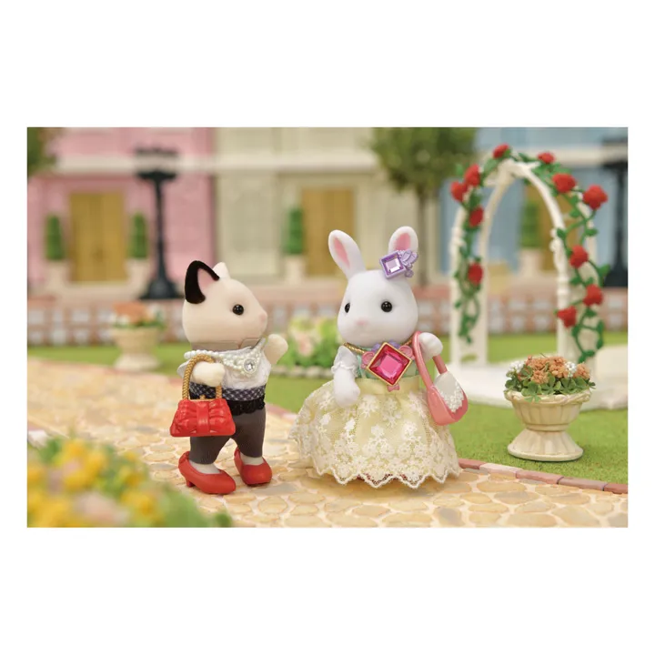Sylvanian Families La Valisette de mode et grande sœur lapin