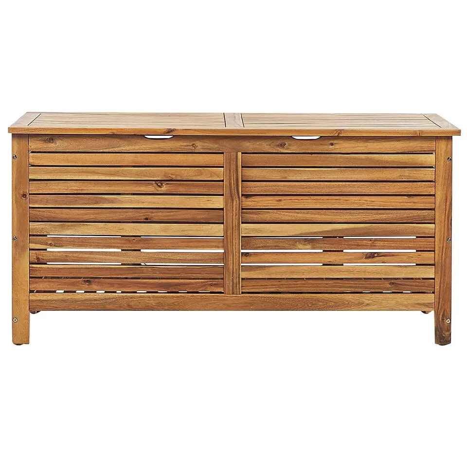 RIVIERA - Kussenbox - Lichte houtkleur - 130 cm - Acaciahout