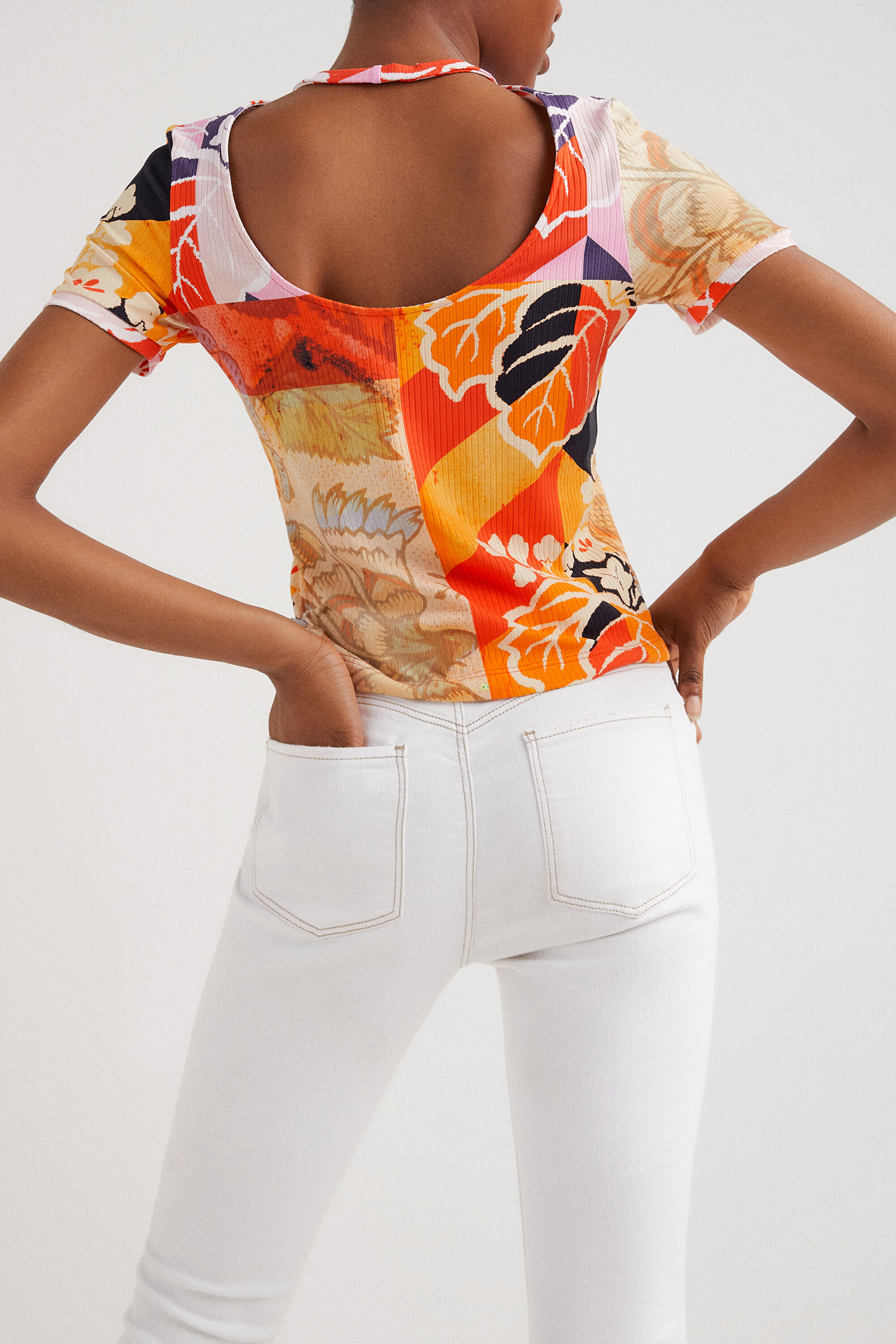 T-shirt côtelé M. Christian Lacroix