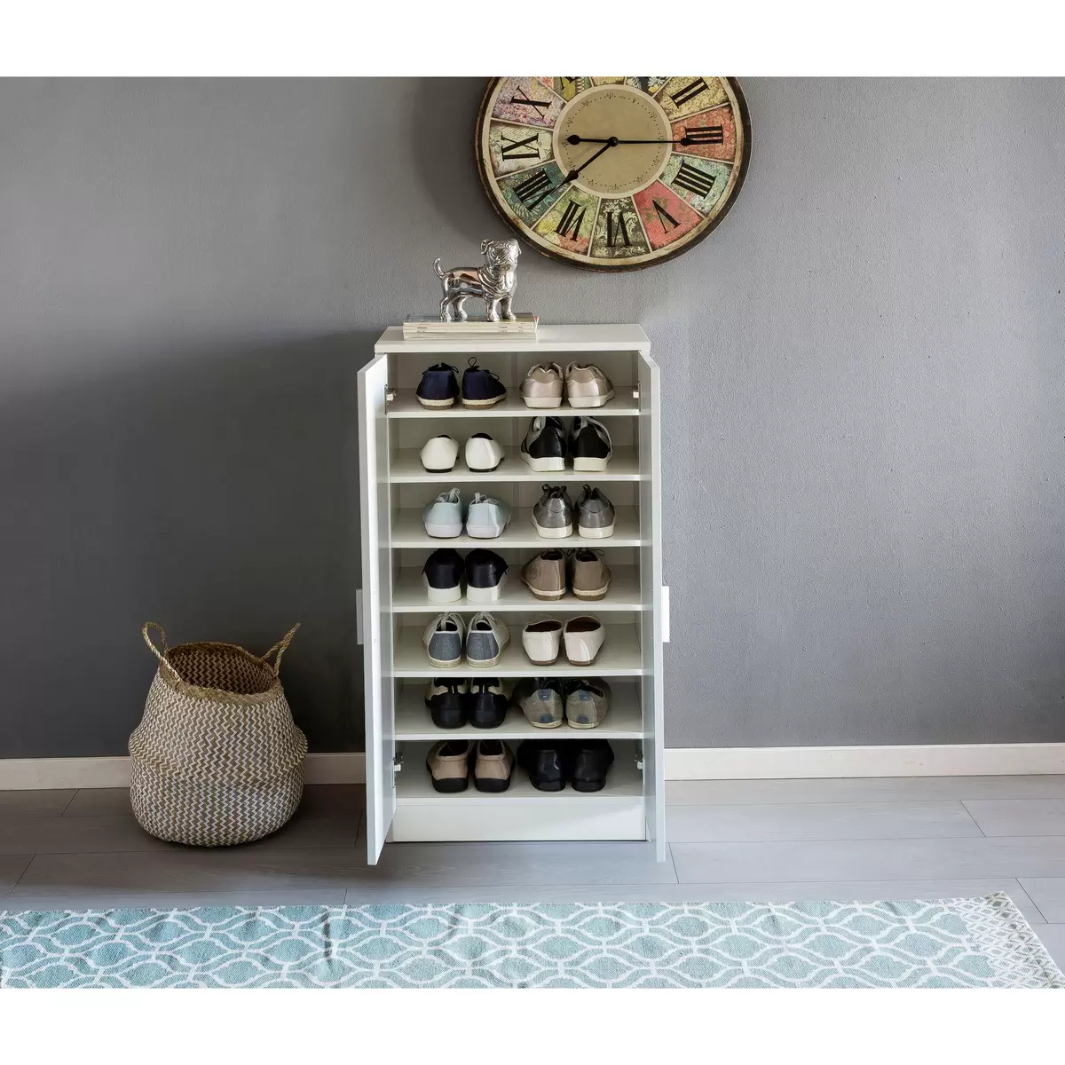 Schuhschrank Enio weiss