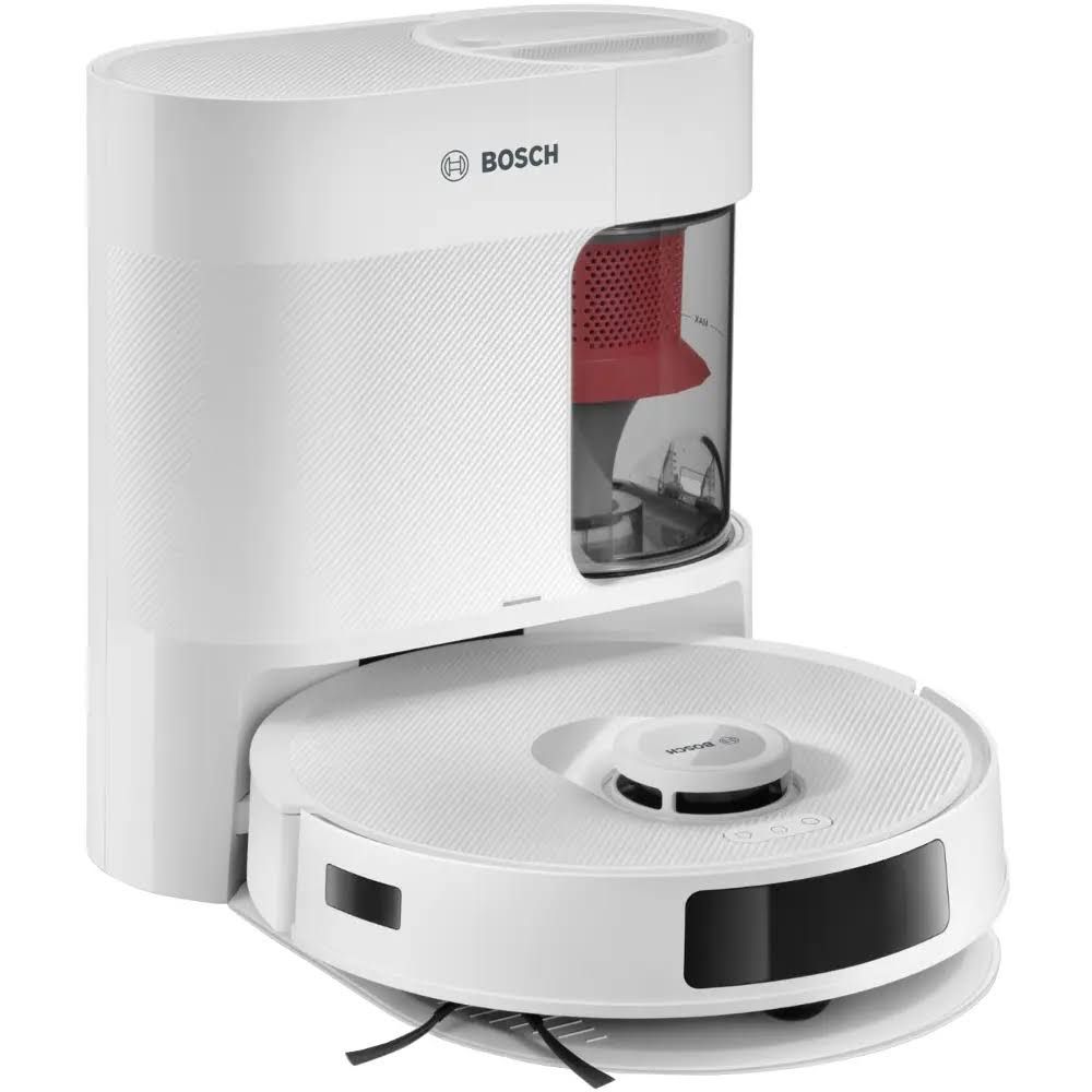 BOSCH Saugroboter Spotless + BCRD1W Saugroboter mit Wischfunktion 11.000 Pa Saugkraft