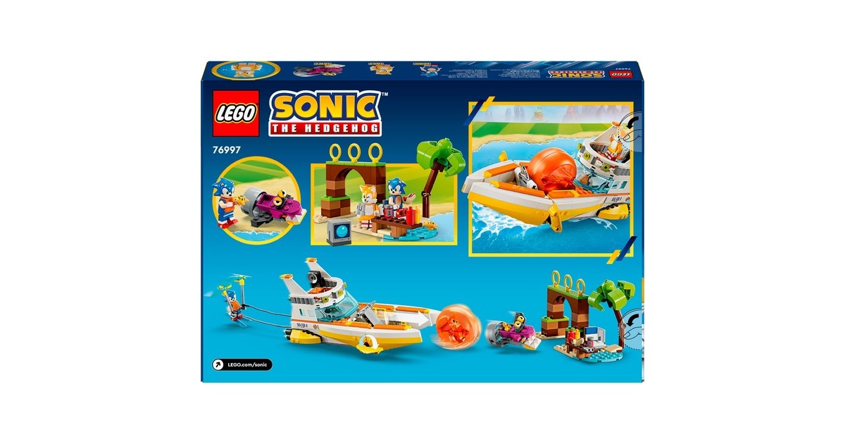 LEGOSonic the Hedgehog - Tails' avonturenboot Constructiespeelgoed  (76997)