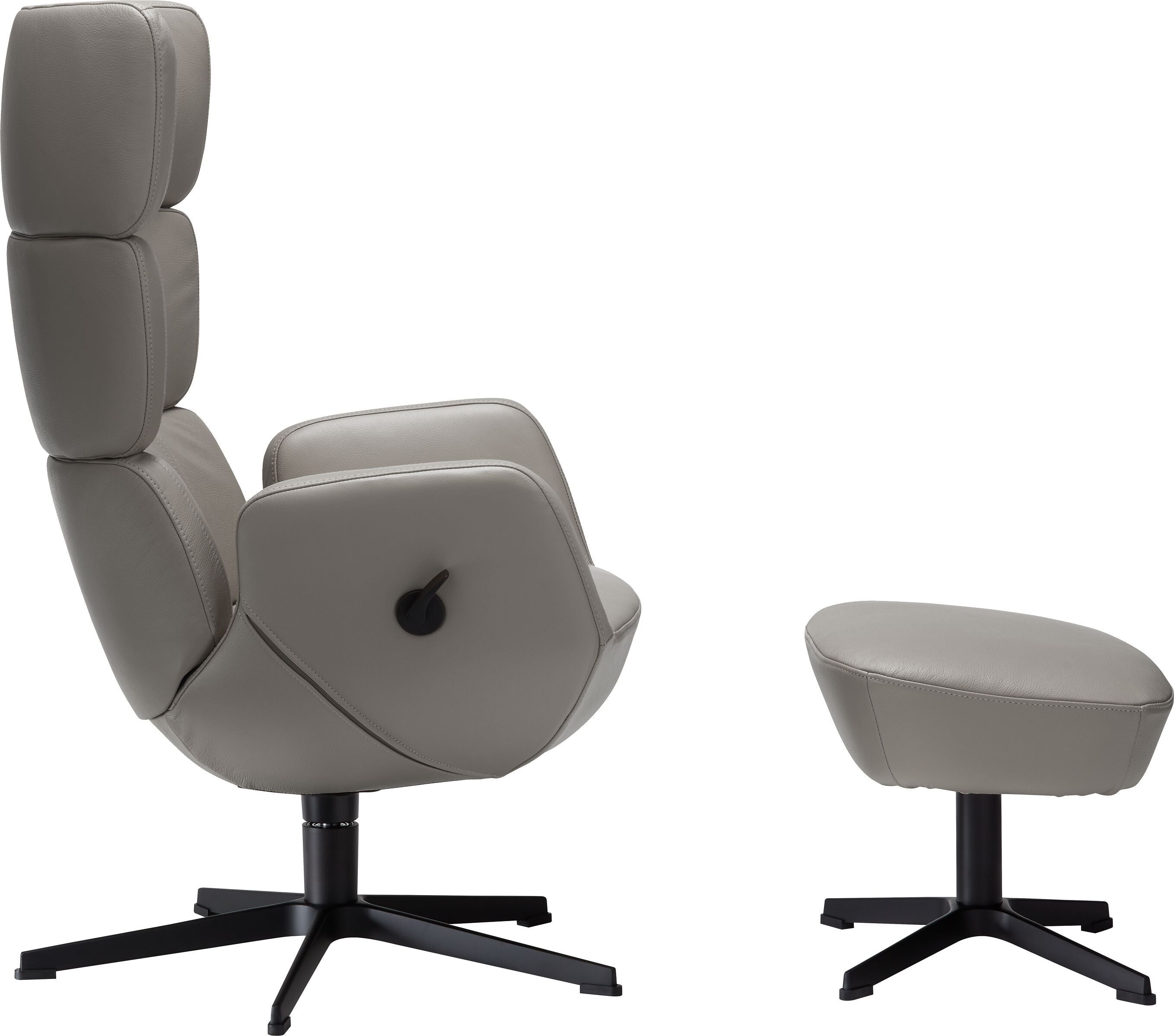 MALEA Sessel - Hellgrau / B: 77.0 cm x T: 75.0 cm x H: 105.0 cm