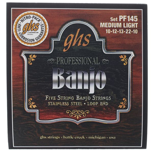 GHS PF145 Banjo String Set 5