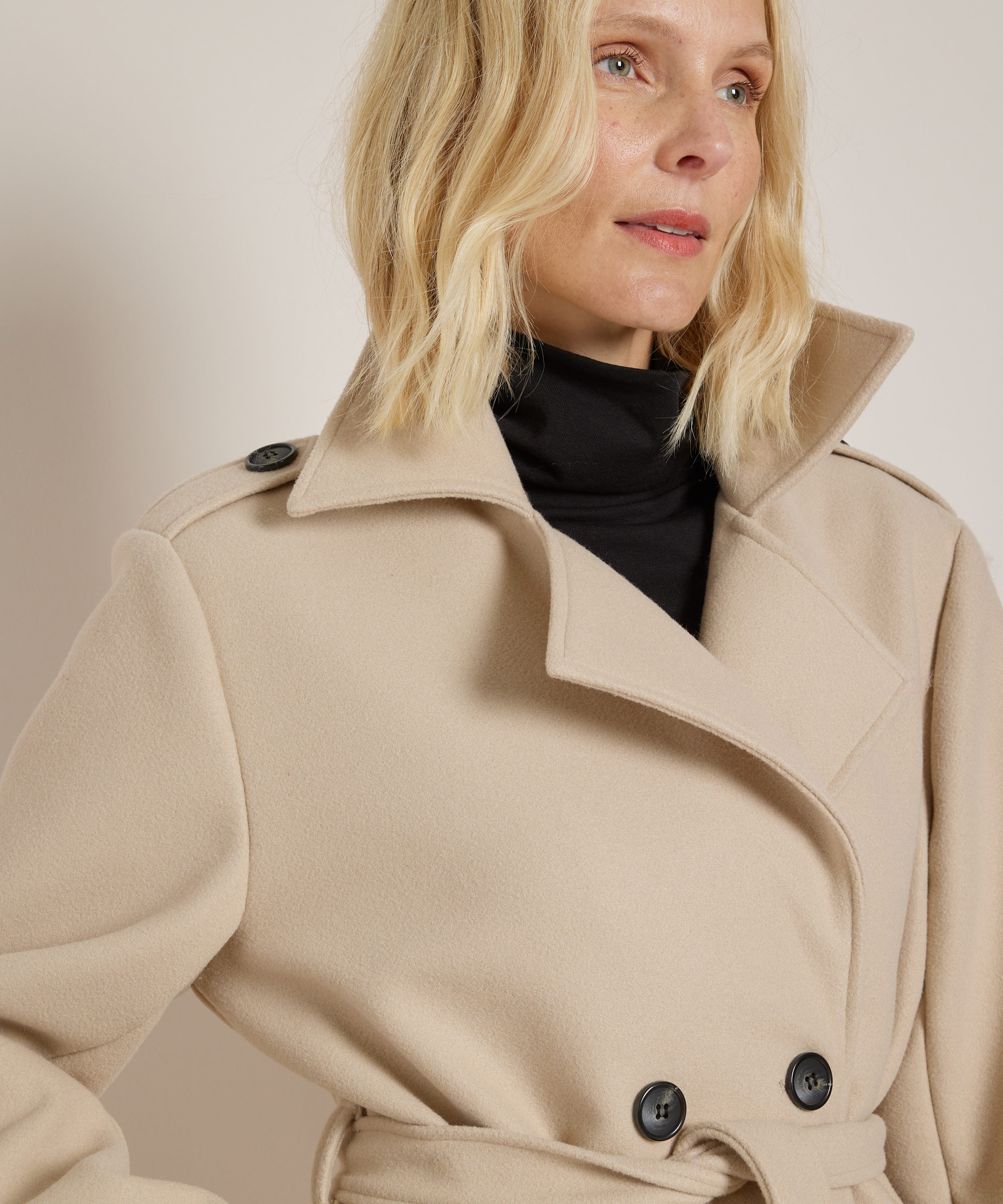 wollook trenchcoat jas
