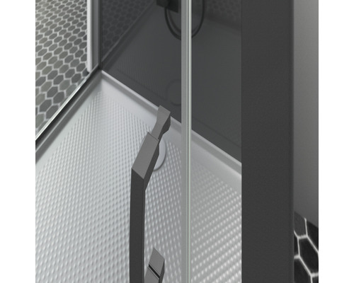 SCHULTE Bali ExpressPlus complete douche-unit 85 x 115 x 215 cm zwart
