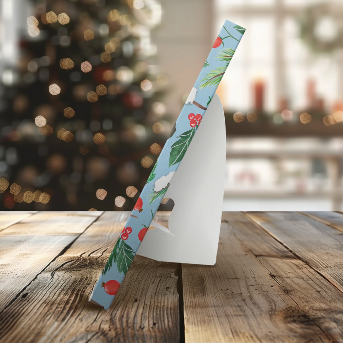 Mr. & Mrs. Panda Geurkaars Adventskalender Alpaca Vlag - Pastelblauw