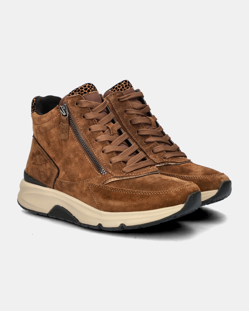 Gabor Rolling Soft Hoge sneakers  - bruin