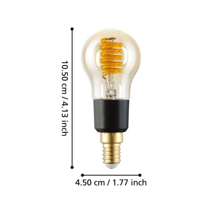 EGLO - E14 P45 spiral, rav - TW - Zigbee, Bluetooth