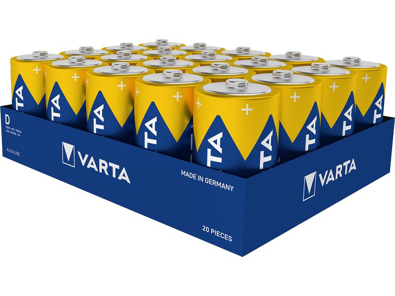 Varta Batterie Longlife Power D , 20 Stück Batterie für optimale Leistung