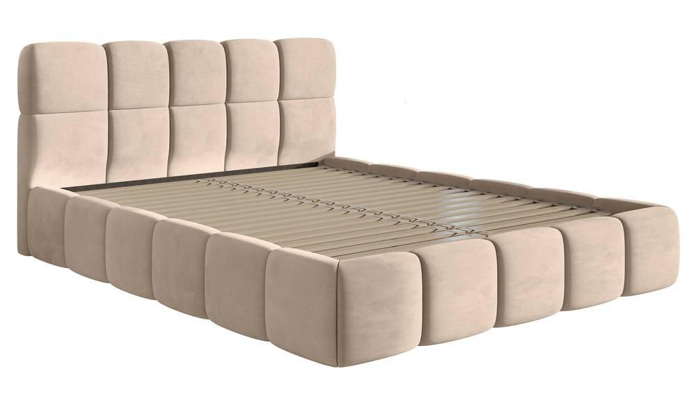 NADUVI Collection Bedframe Chloe velvet 140 x 200