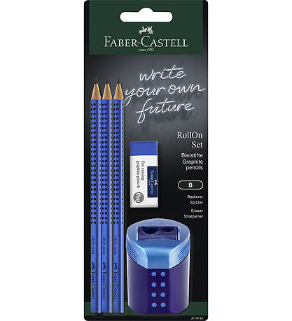 Faber-Castell Blyants?t - Roll On - 5 Dele - Sky Blue