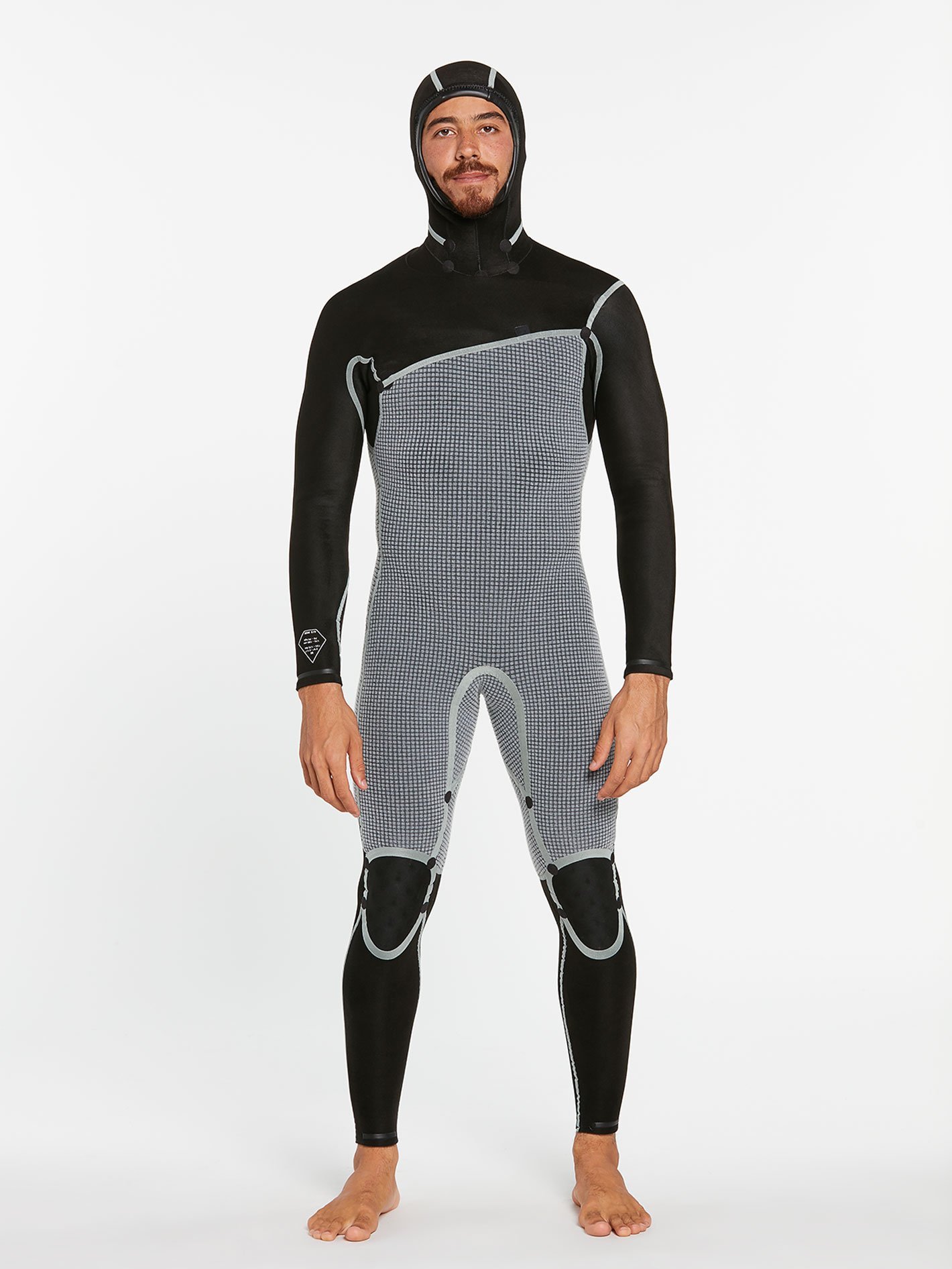 Volcom 4/3 mm Hooded - Front Zip XL
