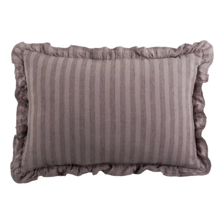 Le Monde Sauvage Housse de coussin Sandhills volantée | Violet