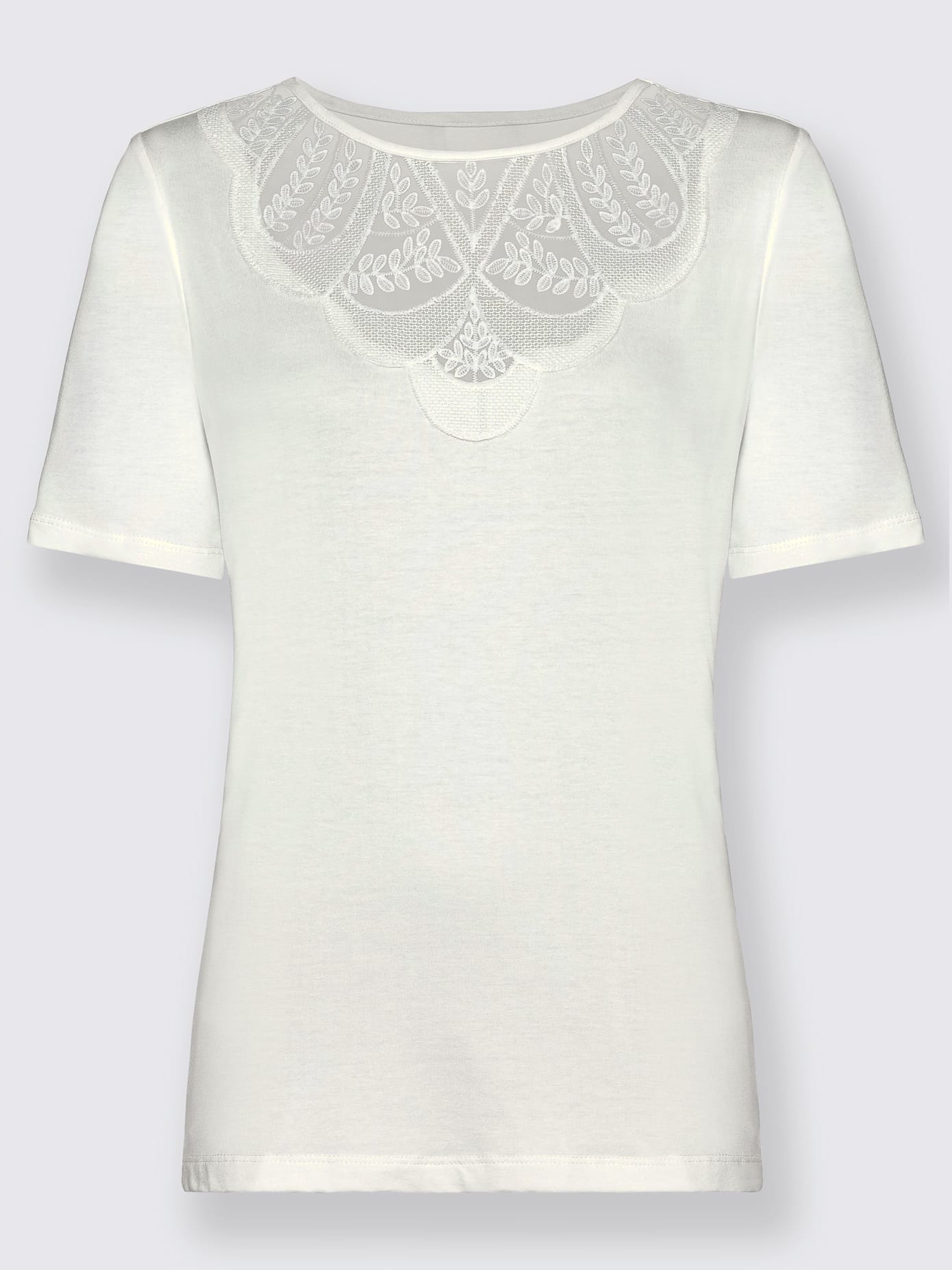 T-shirt à encolure ronde viscose