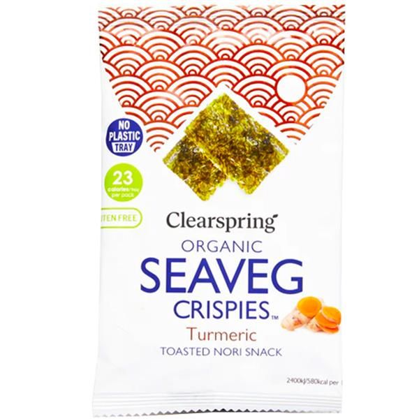 Snack Alga Nori Tostada Bio Com Curcuma