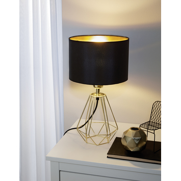 EGLO tafellamp Carlton messing