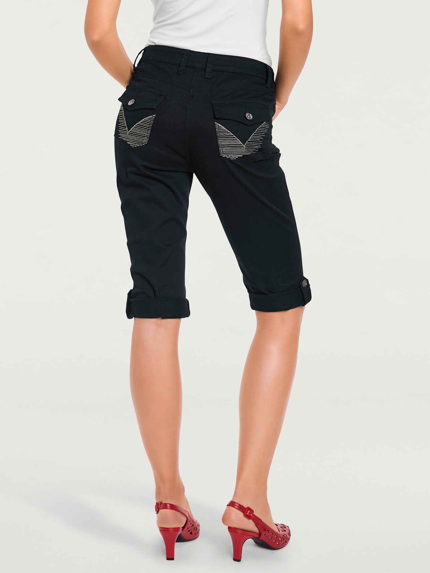 Corsaire en jean coupe skinny