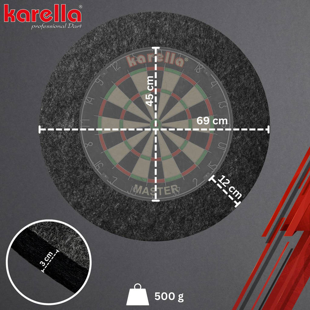 Karrella dartbord catchring Ultimo