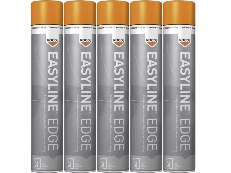 Rocol RS47005-5 Easyline® EDGE vejstribemaling Orange 5 stk