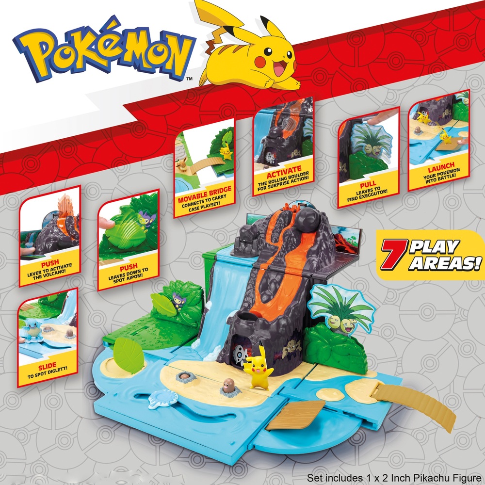 Pokémon 30cm Tragetasche Vulkan-Spielset