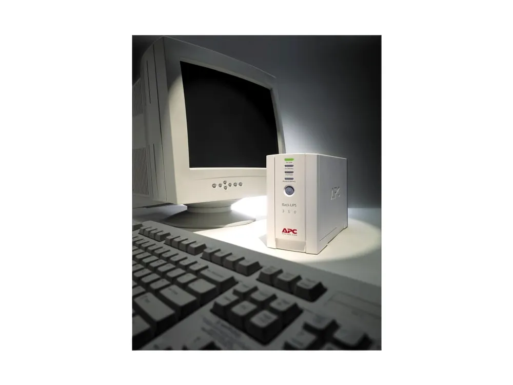 APC Back-UPS CS 350 - UPS - AC 230 V - 210 Watt - 350 VA - RS-232, USB - output-stikforbindelser: 4 - beige