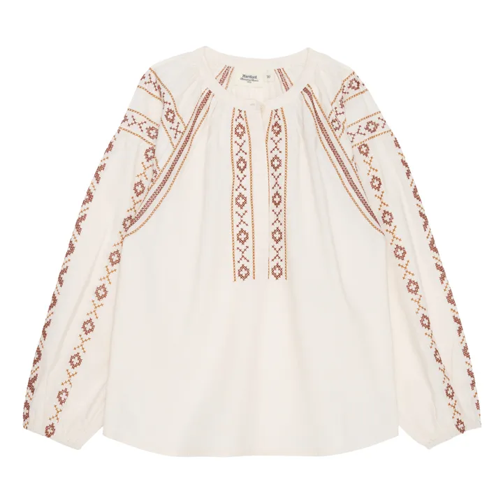 Hartford Blouse Brodée Hima | Ecru