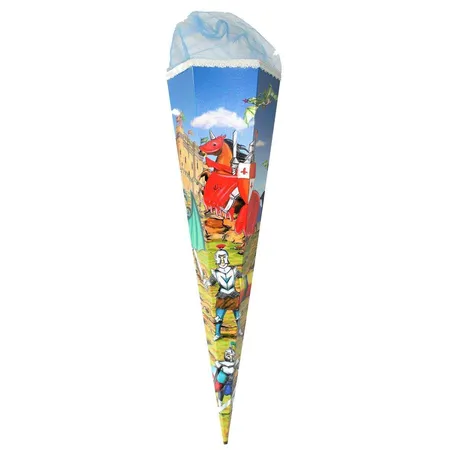 Nestler Schultüte Ritterburg, 85cm, 6-eckig
