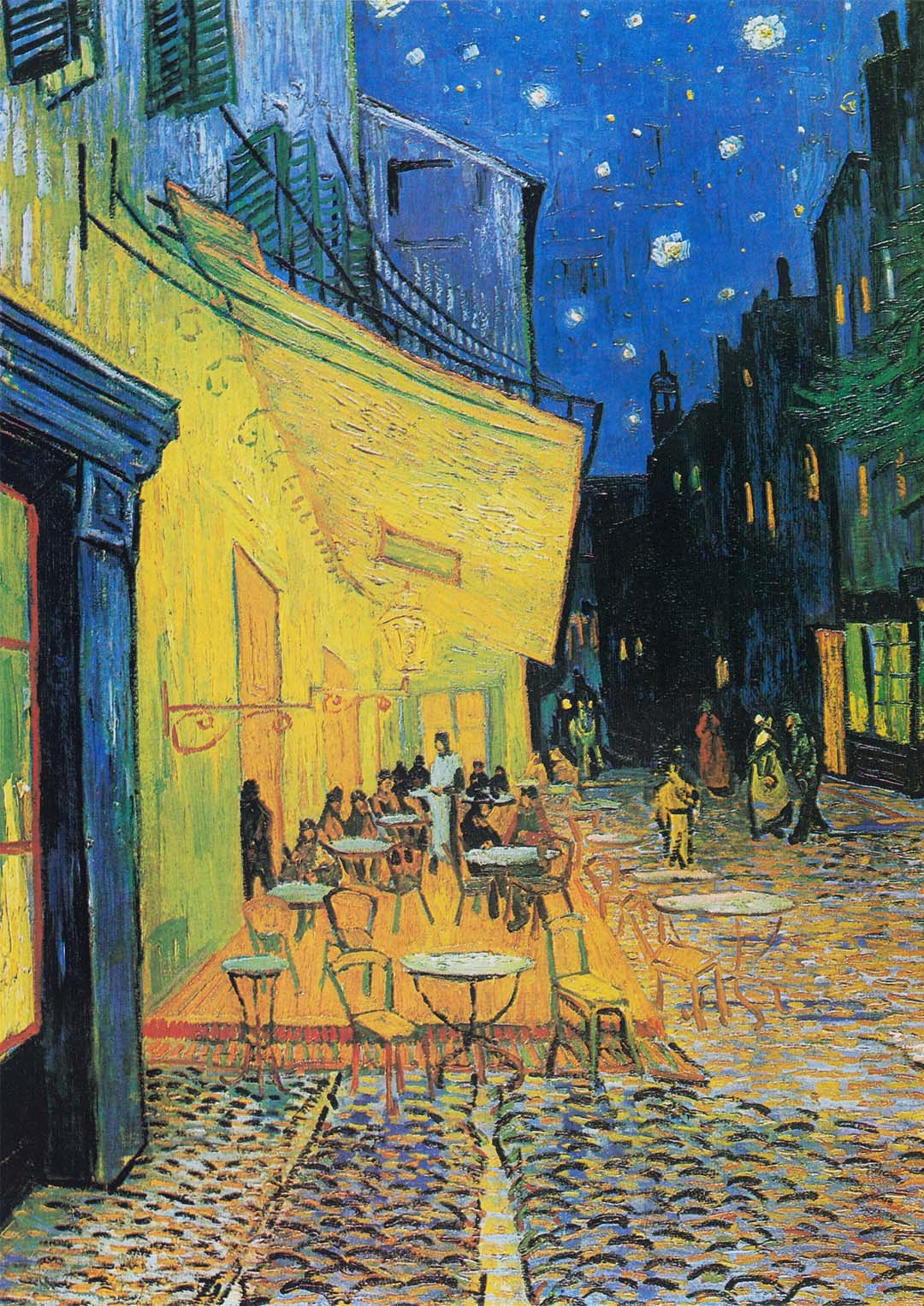 Caféterrasse bei Nacht von Van Gogh