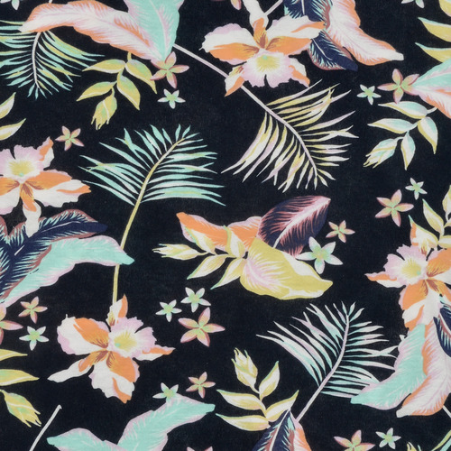 Roxy - FLOWER SHADOW DRESS - Noir