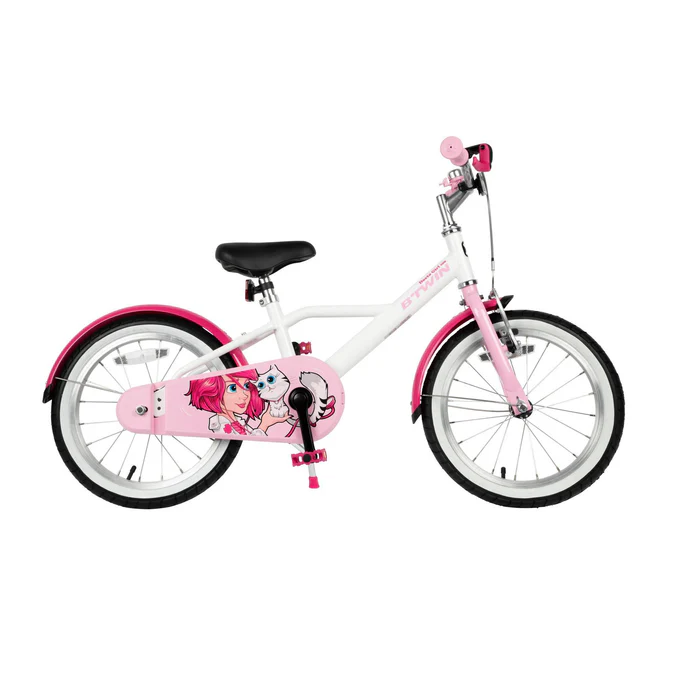 Decathlon Btwin - Bicicleta híbrida feminina Btwin HYC500, aro 16