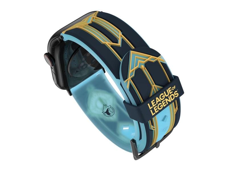 Moby Fox Armband Smartwatch League of Legends 3D Hextech Ma Offiziell lizenziertes Armband aus hochwertigem Silikon