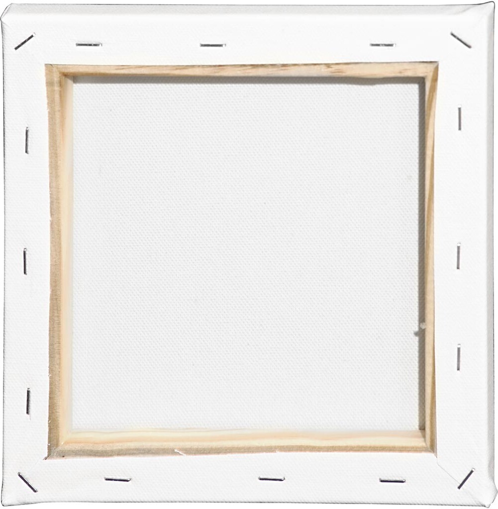 Artistline Canvas - Lærreder - 1,6X20X20 CM - 360 G - Hvid - 10 Stk